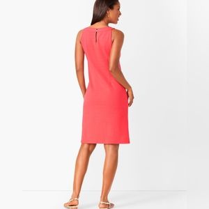 NWT Talbots Cotton Audrey Shift Dress in Red